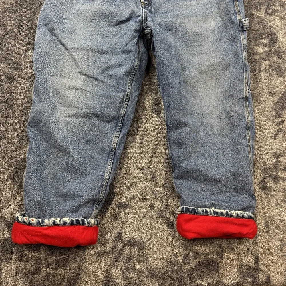 Mens 40X29Guide Gear Jeans Fleece Lined THINSULATE Insulated Denim Straight Leg